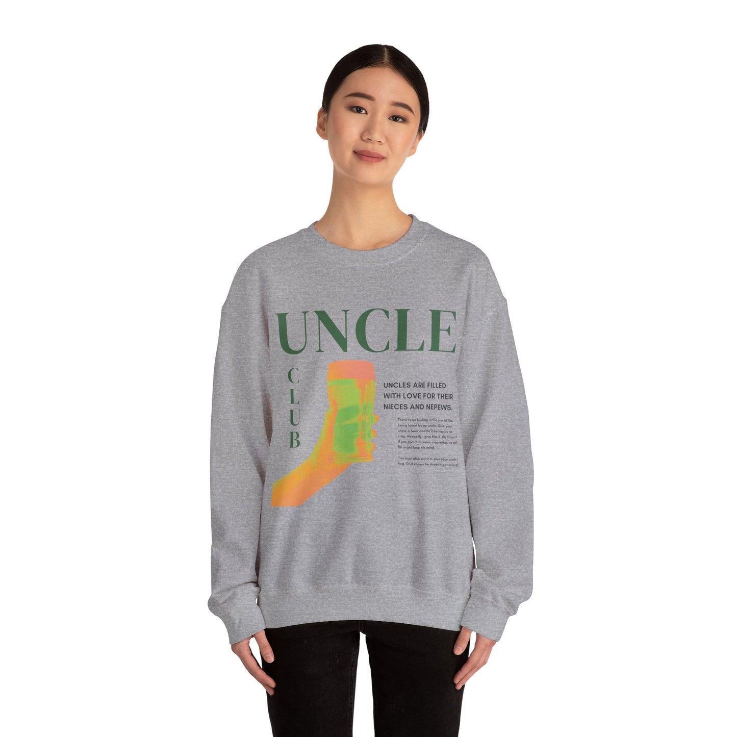 UNCLE infographic crewneck