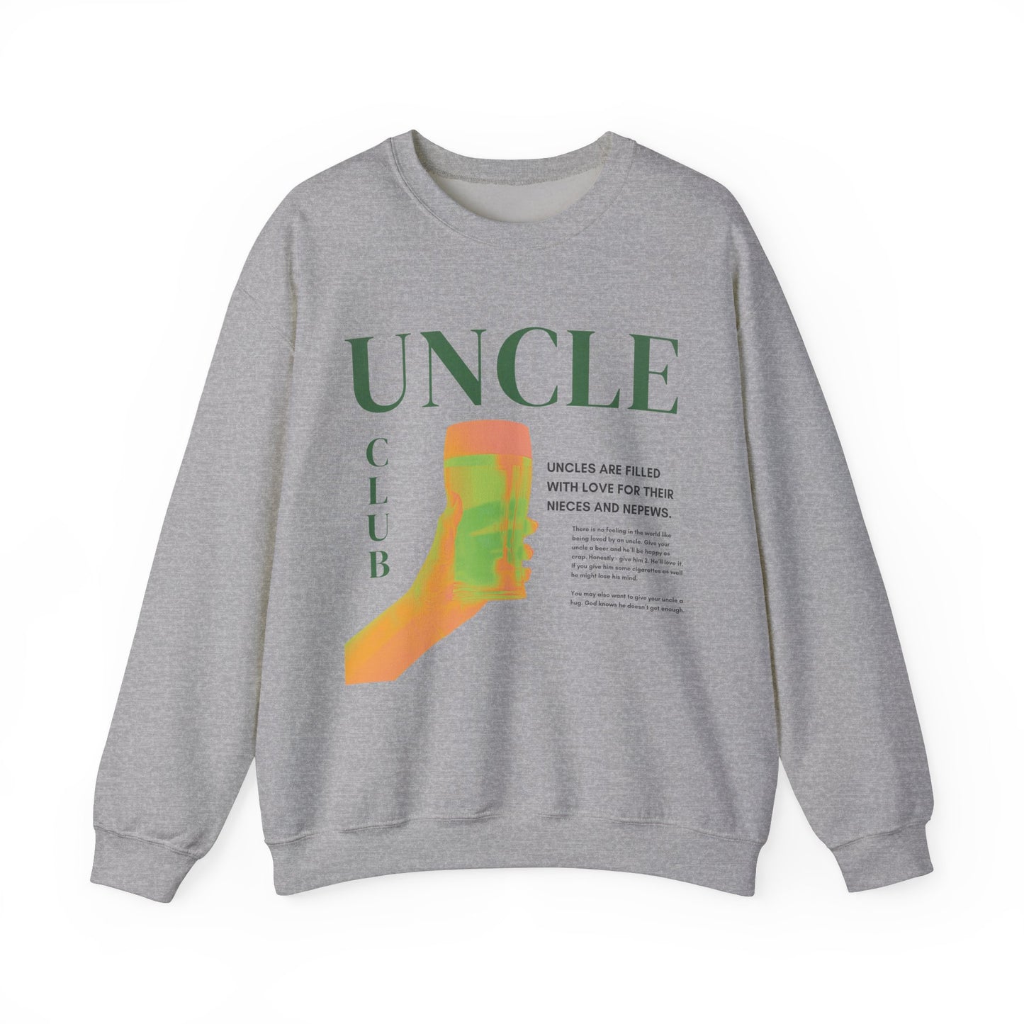 UNCLE infographic crewneck