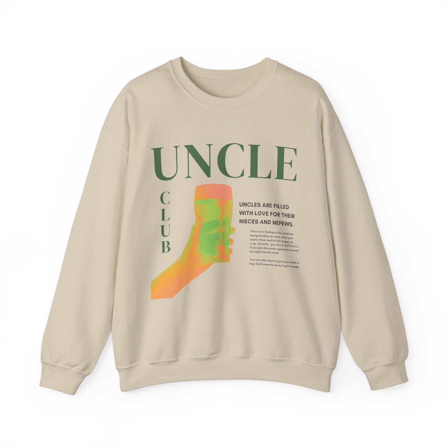 UNCLE infographic crewneck