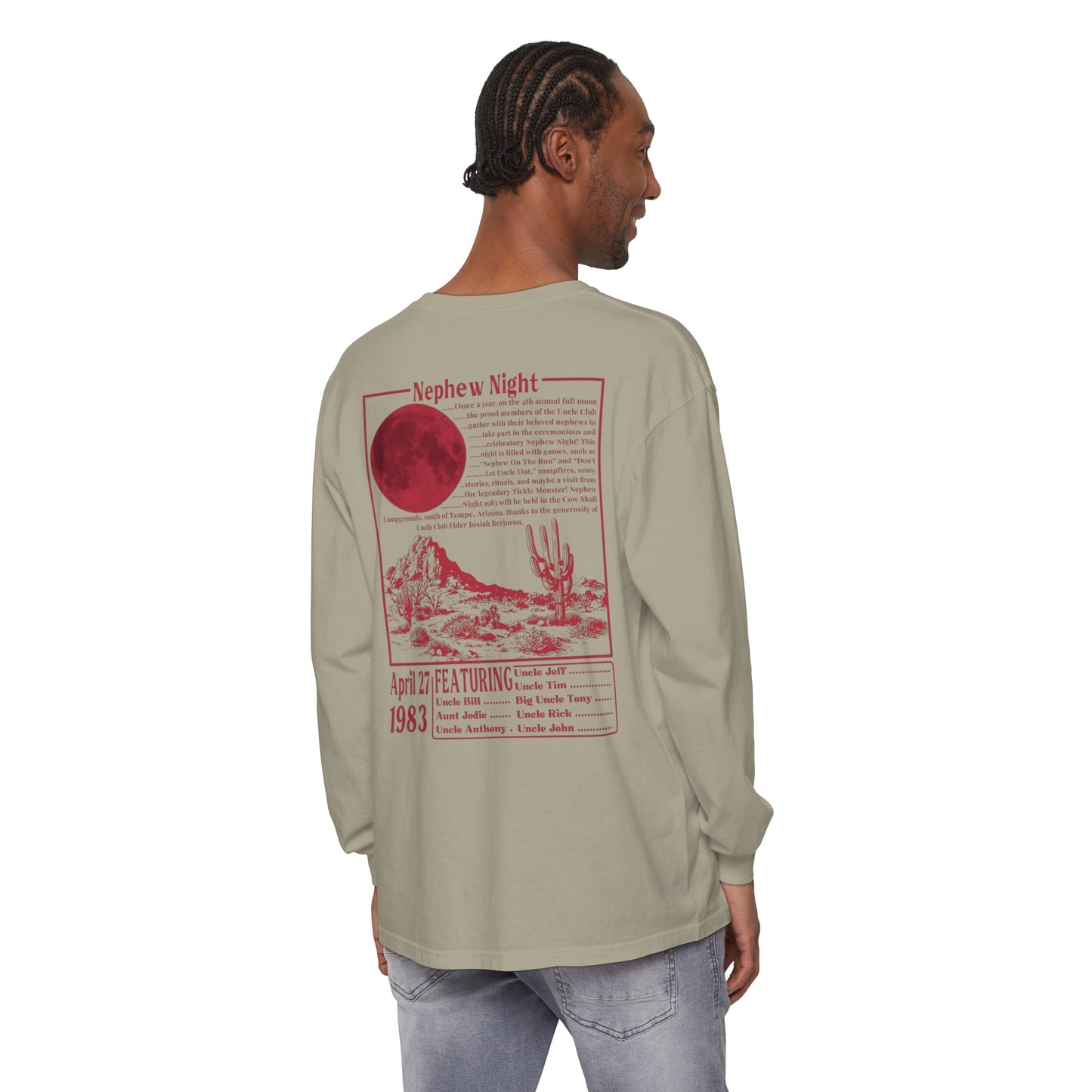 Nephew Night 1983 long sleeve tee