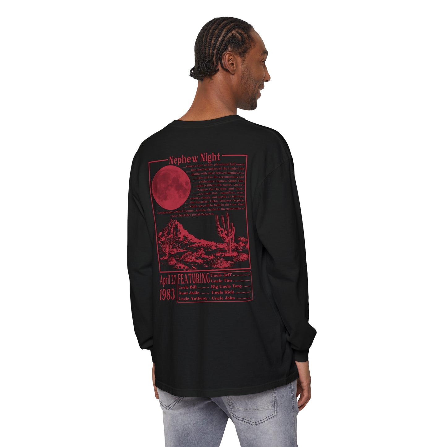 Nephew Night 1983 long sleeve tee