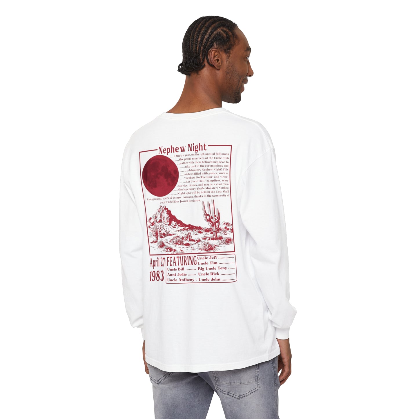 Nephew Night 1983 long sleeve tee