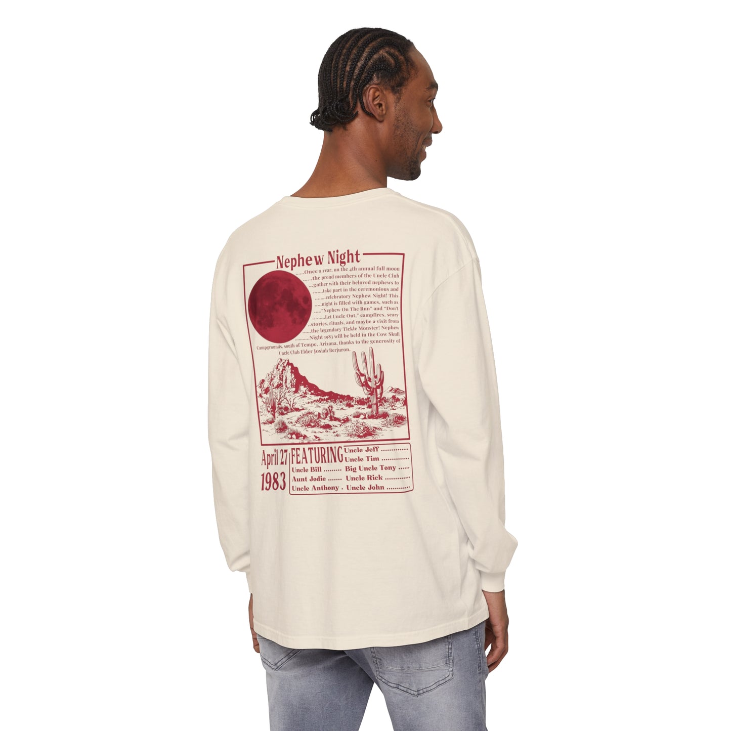Nephew Night 1983 long sleeve tee