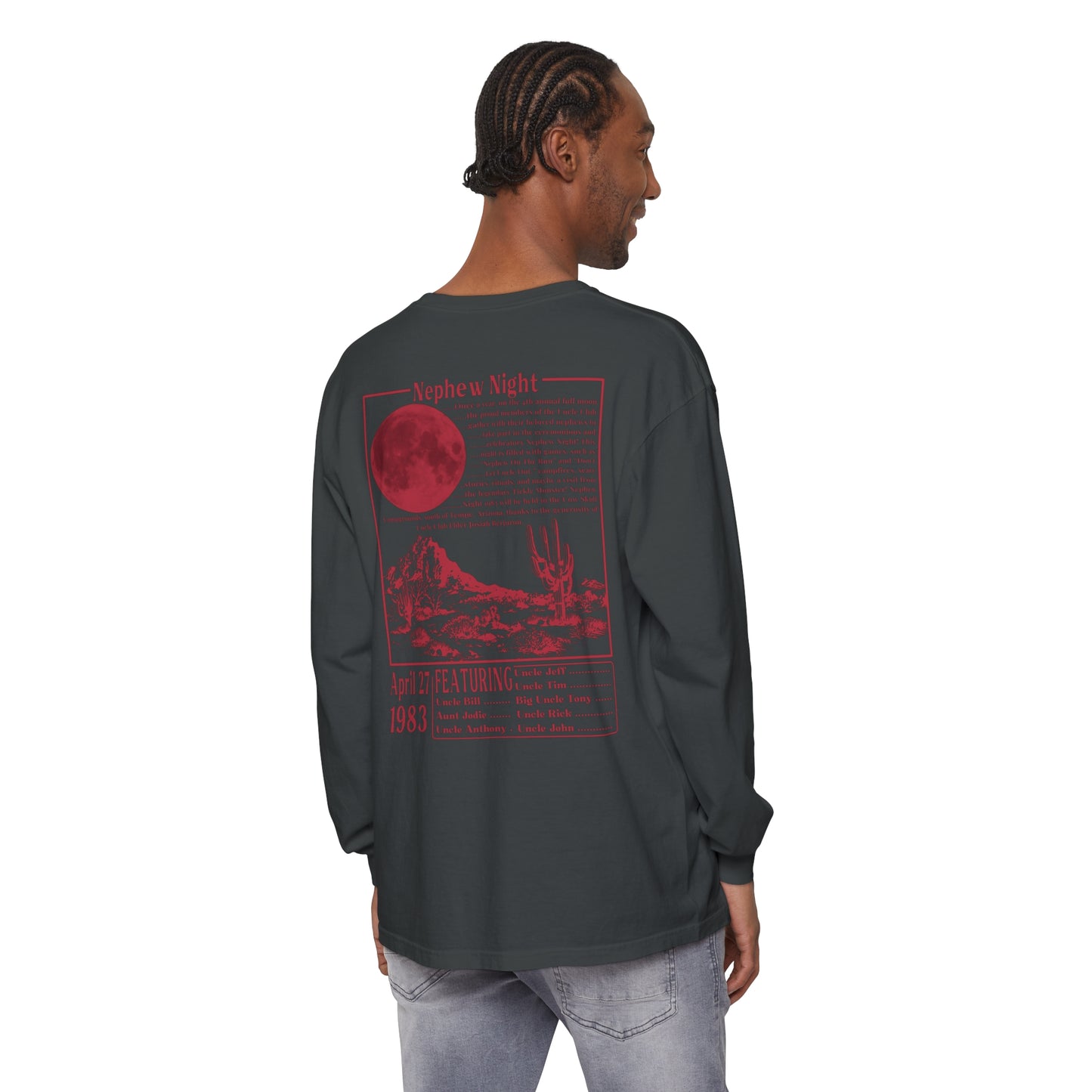 Nephew Night 1983 long sleeve tee