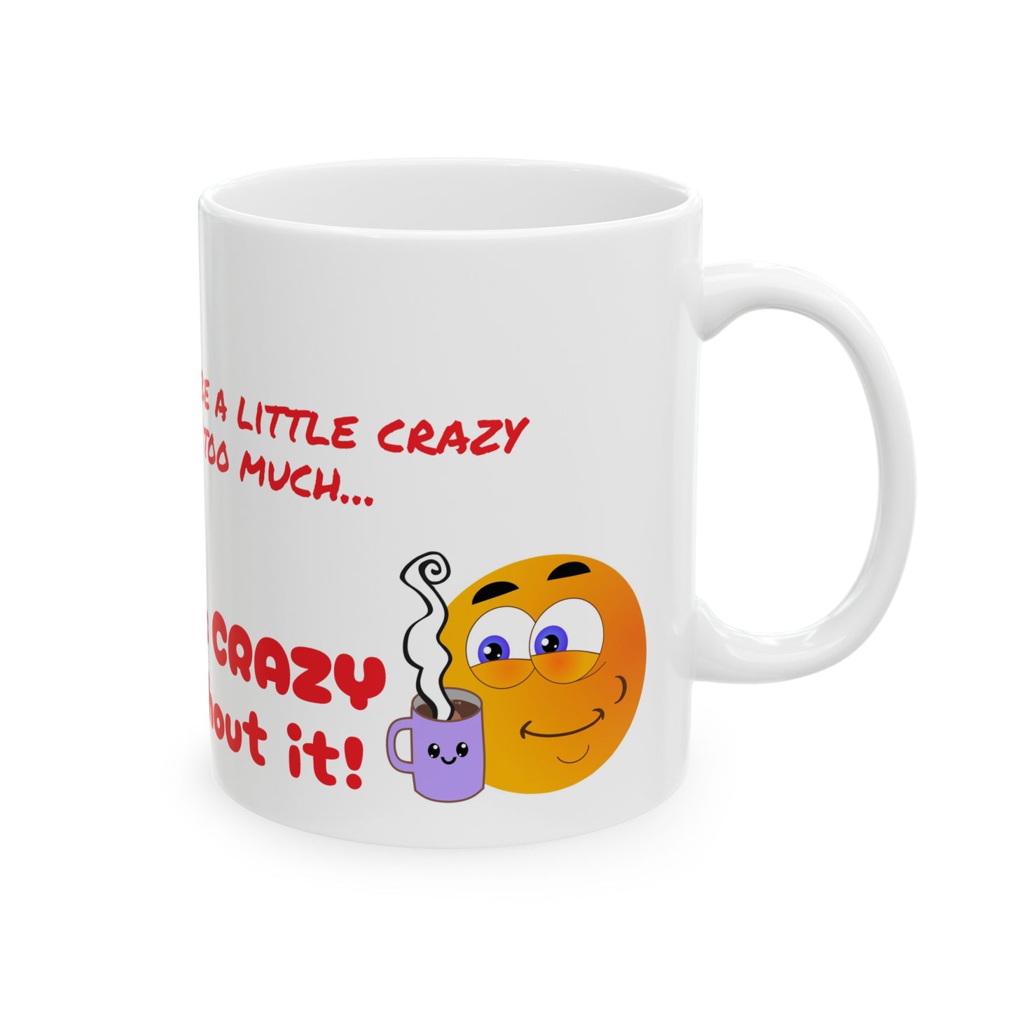 MUGS GALORE - crazy for coffee - 11oz mug